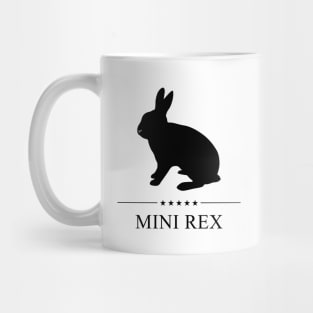 Mini Rex Rabbit Black Silhouette Mug